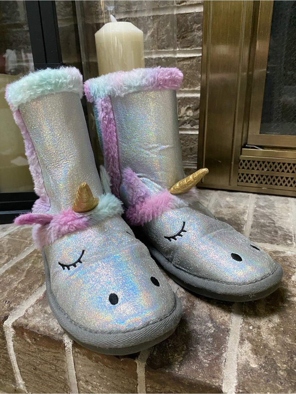 HARPER CANYON Unicorn Boots Girls Size 4